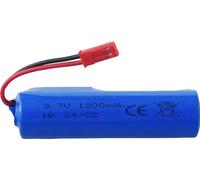 Batterie Li-ion, capacité 1200mAh, tension 3,7V, connecteur JST-2P