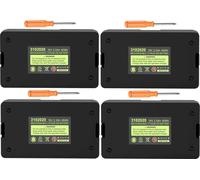 Batterie Li-Ion de rechange, 18V, capacité 2500mAh, 4 pièces 2,5Ah
