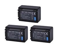 Batterie Li-ion De Remplacement 1950mAH VW-VBT190, Compatible For Panasonic, VW-VBT380 VW VBT380 HC-V110 V130 V160 V180 V201 V210 V230 V250 Caméra(3pcs Battery)