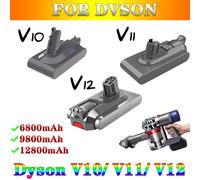 ✅ Batterie Li-ion de remplacement améliorée pour Dyson 12800mAh 21.6V/25.2V, compatible avec les aspirateurs sans fil Dyson V10 V11 V12 V11 12800mAh battery