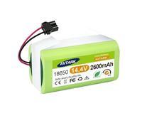 Batterie Li-ION De Remplacement, Compatible avec Eufy,Robovac 11S 12 X500, Compatible avec Conga,Excellence 950 990 1090 1790 1990 14.4V(2600mAh)