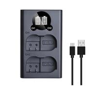 Batterie Li-ion EN-EL15C + Double Chargeur De Batterie, Compatible For Nikon, EN-EL15 EL15A MH-25 MH-25a Z5 Z6 II Z7 Z7II Z8 D600 D750 D800E D810 D7100(Only 1 Charger)