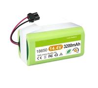 Batterie Li-ion For Aspirateur Robot 14,4 V 2600 MAh, Compatible Avec Conga, Excellence 950 990 1090 1790 1990, Compatible Avec Deebot, N79S N79 DN622, 11S 12 X500(3200mAh)