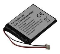 Batterie Li-ion GPS compatible TomTom One 3.7V 800mAh Avizar Noir Noir