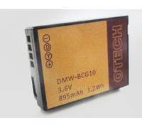 Batterie Li-Ion haut de gamme de marque Otech® pour Panasonic DMW-BCG10E