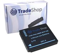 Batterie Li-ion haute performance 1100 mAh compatible avec Panasonic Lumix FT-1 FP-8 FS-6 FS-7 FS-10 FS-12 FS-15 FS-25 FS-42 FS-62 FX-40 FX-60 FX-550 FS-25 FP-1 remplace DMW-BCF10 DMW-BCF10 W-BCF10. E