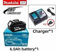 Batterie Li-ion Makita 18V d'origine de haute qualité 3Ah 6Ah 9Ah, puissance stable, compatible avec les outils électriques BL1820B BL1840 BL1860B 18V 3Ah 1PC