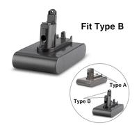 Batterie Li-ion pour aspirateur Dyson Fit TypeA B, 22.2V, 8800mAh, pour Dyson DC35 DC45 DC31 DC34 DC44 DC31 Animal DC35 Animal Type A 6800mAh