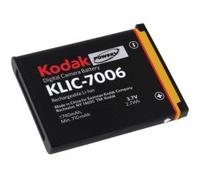 Batterie Li-ion pour Kodak type KLIC-7006 3,7 V