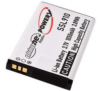 Batterie Li-ion pour Siemens Gigaset SL910, 3,7 V, série