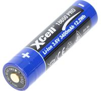 Batterie Li-Ion Pro 18650 Batterie Li-Ion protégée, avec prise de charge USB-C, min. 3250mAh max. 3400mAh, 3,6 Volt, 71,1mm x 18,8mm