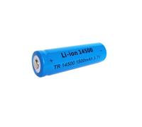 Batterie Li-ion rechargeable 14500 3.7V 1500mAh pour lampe LED, lampe de poche, jouet électrique, mini ventilateur, batterie audio pointue 4pcs