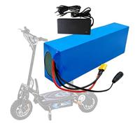 Batterie Li-ION Rechargeable 36 V 10 Ah avec Chargeur, Batterie pour Scooter Électrique, Pack Batterie Lithium-ION Étanche 10S2P pour Vélo Électrique avec Protection BMS T+DC