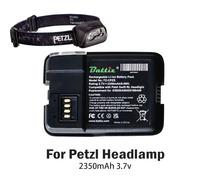 Batterie Li-Ion rechargeable par USB 2350 mAh compatible avec les lampes frontales Petzl Swift RL, conception à changement rapide, batterie haute capacité 3pcs 2350mAh