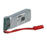 Batterie LI-ION vhbw 500mAh (3.7V) pour Drones, multicopter UDI U818A Quadrocopter