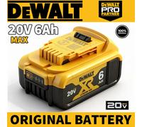 Batterie Li-lon 100% originale Dewalt 18V/20V 6.0Ah pour outil électrique rechargeable, disponible en modèles DCB200, DCB202, DCB205, DCB206, DCB209 DW 20V5Ah x2