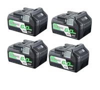 Batterie li-on 18V/36V 6,0ah, Compatible avec Metabo l'outil sans Fil BSL36A18 371751M 372121M BSL36B18(4pcs)