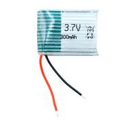 efaso Batterie 3,7V 300mAh Li‑Po petit connecteur blanc pour modèles RC