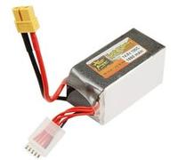 Batterie Li-Polymer 1.55A pour Drone FPV 4S 100C avec XT60 Plug 14.8V Noir