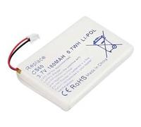 Batterie Li-Polymer 180mAh pour Casque Compatible Plantronics CS60 3,7V Avizar Blanc Blanc