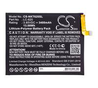 Batterie Li-Polymer 3.85V 3400mAh type LC-620 Pour Nokia 6.2