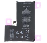 Batterie Li-Polymer 3.87V pour Smartphone iPhone 14 Pro Compatible A2866 Noir