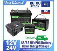 Batterie LiFePO4 12V 24V 100Ah 340Ah 200Ah 180AH, 12.8V 4s 8s, Batteries au Lithium pour camping-cars, voiturette de Golf, chargeur solaire tout-terrain 14.6V 12.8V 60AH-Charger