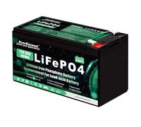 Batterie Lifepo4 12V 8Ah Batterie lithium 12V à plus de 3 000 cycles profonds pour énergie solaire/éolienne, éclairage, sondeurs de pêche, Power Wheels et plus encore, BMS 10A intégré