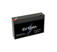 Batterie LiFePO4 6V 5Ah/8Ah/10Ah/12Ah/20Ah for Voiture, Moto et Poussette électriques for Enfants(6V10Ah)