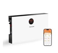 Batterie LiFePO4 HumsiENK 48 V 400 Ah,Batterie Lithium de Cycle Profond à Haute Capacité (20,48 kWh), BMS 200 A, Installation Murale Compacte,Idéale pour Stockage Énergétique Domestique et Commercial