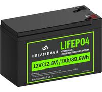 Batterie LiFePO4, protection BMS intégrée, longue durée de vie, 1PCS 12,8 V 7AH
