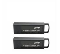 Batterie Lipo 11,1 V 7500 mAh Compatible avec Les Drones télécommandés GiFi 3S Flight, Yuneec Q500/Q500+/Q500 4K/Q500+ Pro 4K(2PCS)