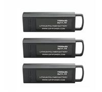 Batterie Lipo 11,1 V 7500 mAh Compatible avec Les Drones télécommandés GiFi 3S Flight, Yuneec Q500/Q500+/Q500 4K/Q500+ Pro 4K(3PCS)