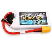 Batterie Lipo 2S 1300Mah 30C 7,4 V Avec Prise Xt60 Pour Hélicoptère Rc Avion Rc Hobby Rc Bateau Rc Camion Drones