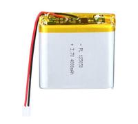 Batterie Lipo 3,7 V, 4000 mAh 125050 Lithium-polymère avec Connexion 2P-PH avec Pas de 2,0 mm