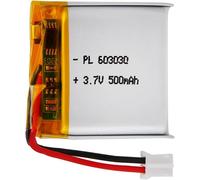 Batterie Lipo 3,7 V, 500 Mah 603030 Ions Lithium Polymère Avec Connexion 2p-Ph Avec Pas De 2,0 Mm[Z717]