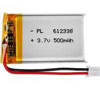 Batterie Lipo 3,7 V, 500 Mah 612338 Ions Lithium Polymère Avec Connexion 2p-Ph Avec Pas De 2,0 Mm[Z711]