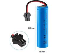 Batterie Lipo 3.7V 1200mAh - YUNIQUE FRANCE - Connecteur SM - RC Car Off Road Truck - 66x18mm - 40g