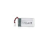 Batterie Lipo 3.7V 650mAh pour Drones et Modélisme RC Compatible avec Syma X5 X5C X5SC X5SW, Cheerson CX-30W Légère et Durable, Argent
