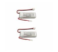 Batterie Lipo 7,4 V 300 mAh 25 C, compatible avec les modèles XK DHC-2 A600 A700 A800 A430. Batterie de remplacement 7,4 V, compatible avec les avions télécommandés WLToys F959.(2pcs battery)