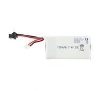 efaso Batterie Power 7,4 V 1300 mAh Li-Po HBX mâle compatible avec B-14 B-24