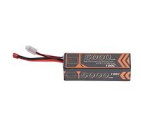 Batterie LiPo Almeigrity 11,1 V 5000 mAh 100C 3S avec Prise Rouge en Forme de T Accessoire pour Voiture de Course FPV RC Quadcopter