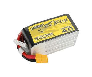Batterie Lipo FPV Tattu R-Line Version 4.0 1550mAh 22.2V 6S1P 130C avec XT60