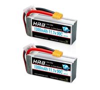 Batterie Lipo, haute capacité, plusieurs options de tension, 3S 1300mAh XT60-2PC
