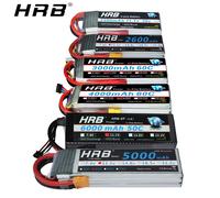 Batterie Lipo HRB 2S 3S 4s 6s 1300mah 1500mah 2200mah 2600mah 5000mah 6000mah 4000mah 7.4V 11.1V 14.8V 22.2V T XT60 pièces RC 14.8V 4000mah XT60