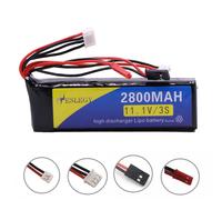 Batterie Lipo pour Walkera DECalculator 7 T8FB DECalculator 10 DEVO12E F12E WFLY9 RadioLink AT9 AT10 AT90S, pièces de l'émetteur, 11.1V, 2800mAh 3PCS