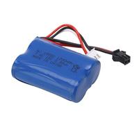 Batterie Lipo RC 7.4V 1200mAh, 8,88 Wh, Batterie au Lithium pour Voiture Télécommandée, avec Prise SM 2P, pour Voiture sur Chenilles RC