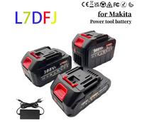 Batterie Lipo Rechargeable 20V, 128VF, 7500mAh, 388VF, 15000mAh, 928VF, 22500mAh, pour tronçonneuse Makita, perceuse électrique 388VF-1 EU Plug Box
