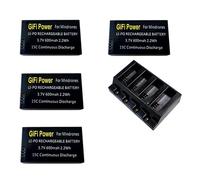 Batterie LiPo Rechargeable 3,7 V 600 mAh ou Chargeur, Compatible avec Le Mini Drone Parrot Jumping Sumo Swing Mambo Rolling Spider(Burgundy)