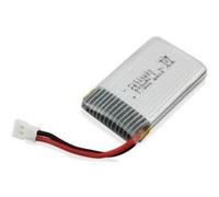 Batterie Lipo Rechargeable 3.7V 500mAh Compatible avec Syma X5, X5C, X5SC, X5SW, Cheerson CX-30W Efficacité Énergétique, 45x25x9 - Poids : 16 GR, Argent G